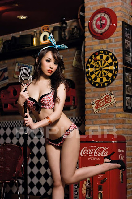 Gia, Foto Model Seksi Majalah Popular Terbaru 2013