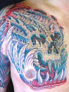 skull tattoo on arm