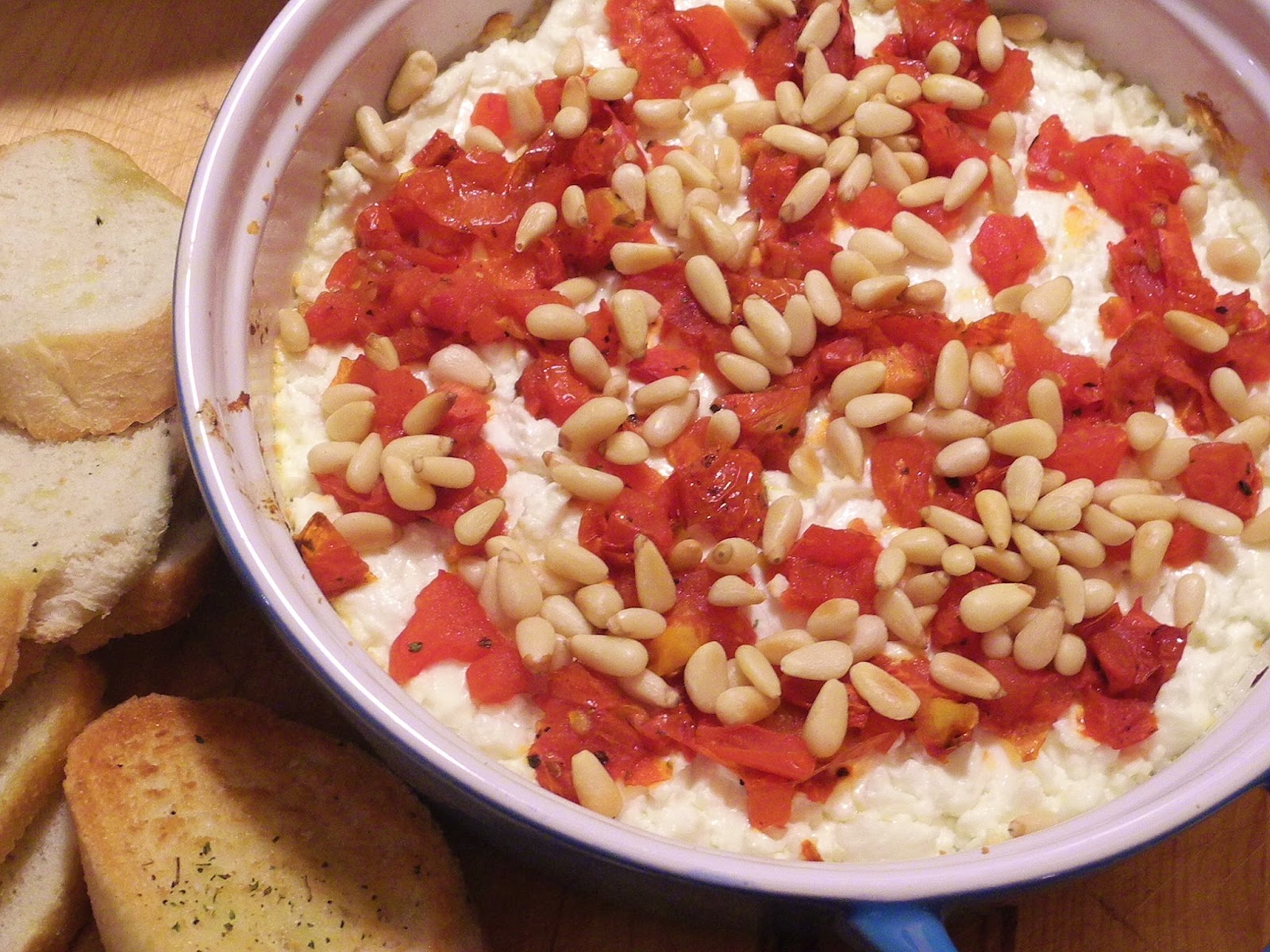 Delish Dish Cooks Warm Goat Cheese Spread