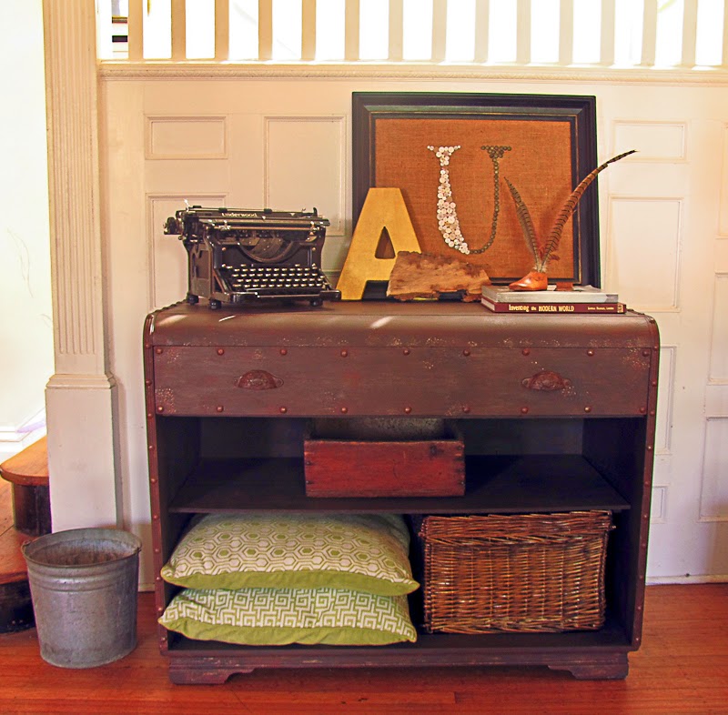 Reposhture Studio Rusty Metal Dresser Makeover