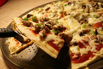 Lazy Gluten Free: Gluten Free Pizza (King Arthur Crust)