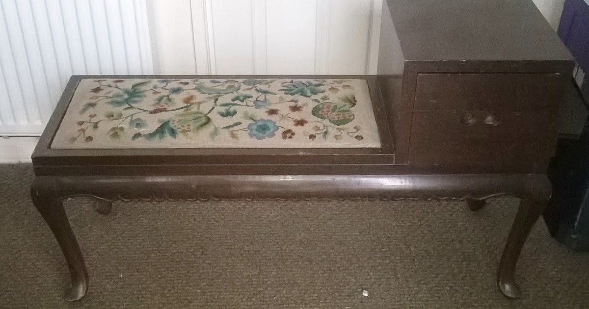 Home is where the craft is..... Tutorial 12 Telephone seat upcycle