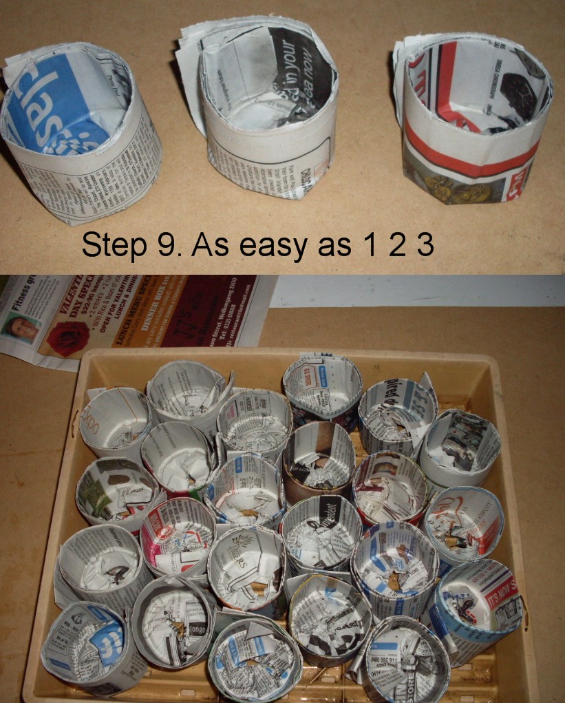 Just Like My Nan Made Newspaper Pots Tutorial make your own