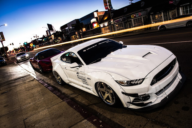 2015 Ford Mustang with BD-21's Attends Kids Charity Event - Blaque Diamond Wheels