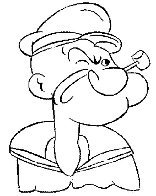 Popeye Coloring Pages Free Popeye Coloring Pages Free