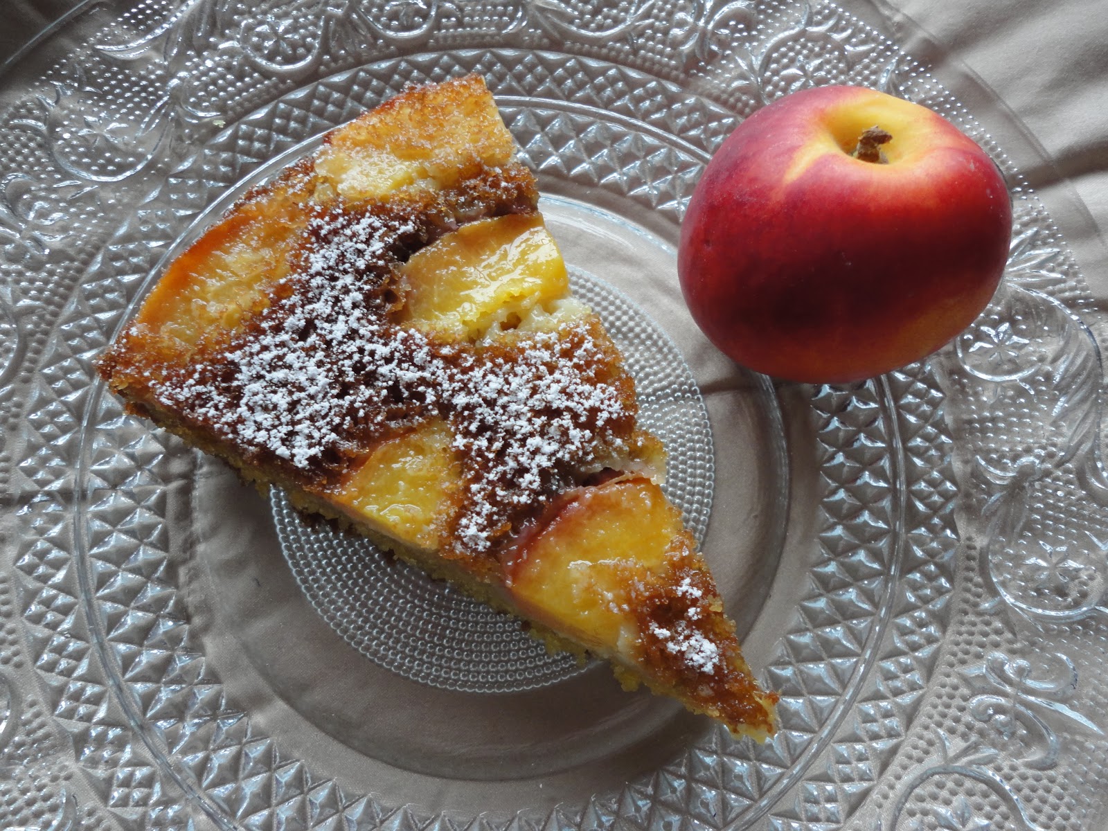 Babaduck Summery Nectarine and Lime Cake