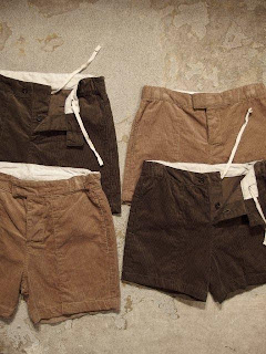 Engineered Garments & FWK by Engineered Garments "Rugby Short - 14W Corduroy" Spring/Summer 2015 SUNRISE MARKET