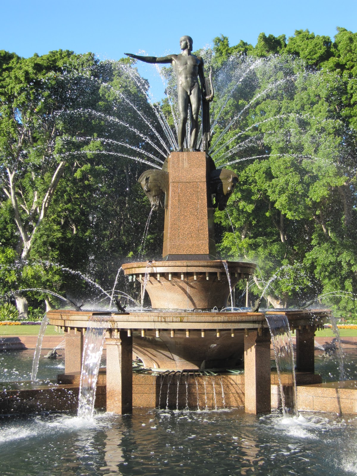 Sydney City and Suburbs Hyde Park, Archibald Fountain