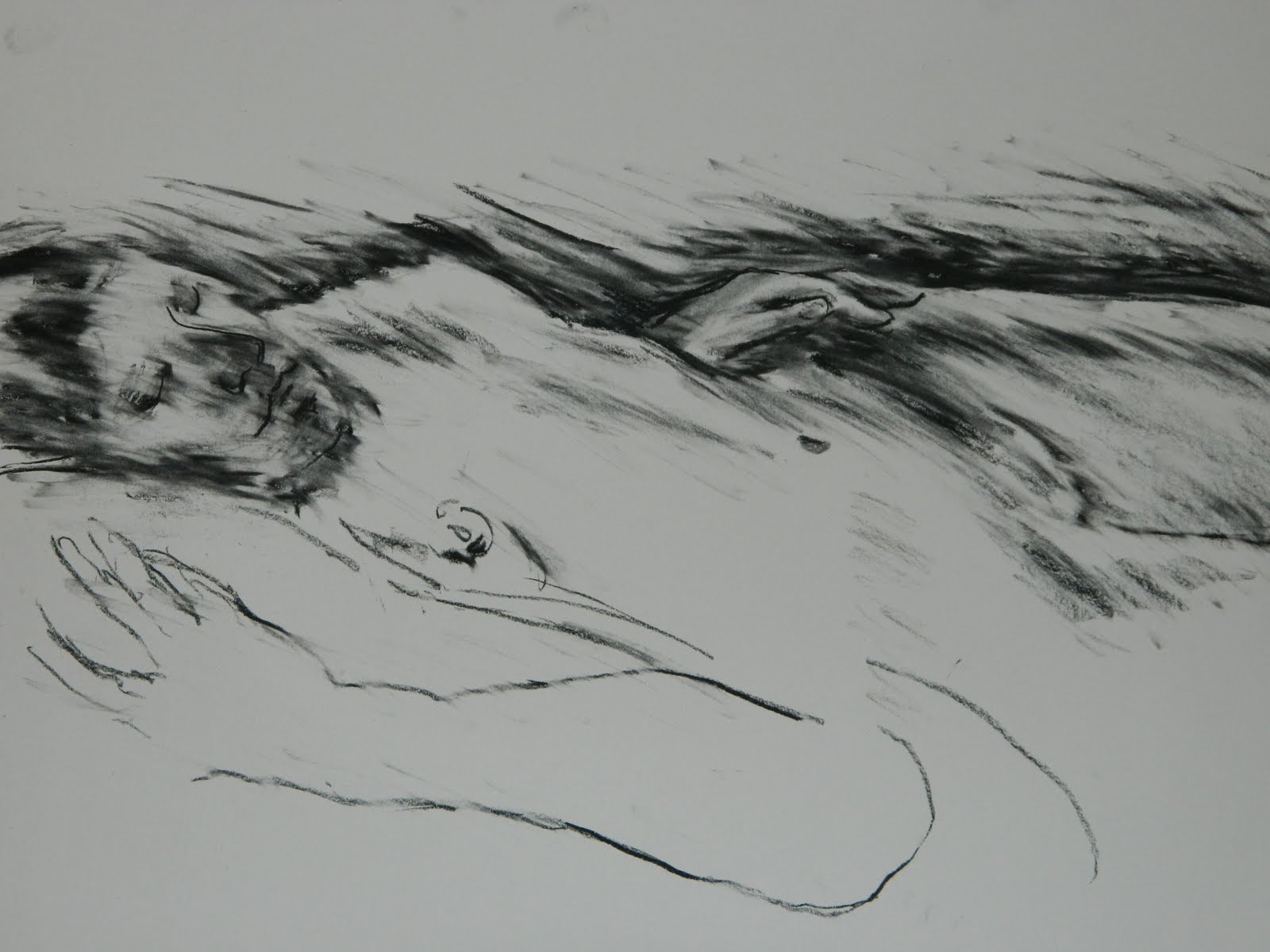 One Line Artist Statement : Line and texture artist statement drawing