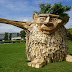 Creative and unique Giant Scrap Wood Sculptures by Thomas Dambo - Si Bejo unique 