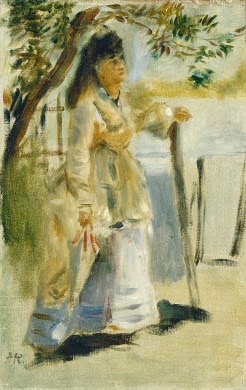 Женщина у ограды 1866