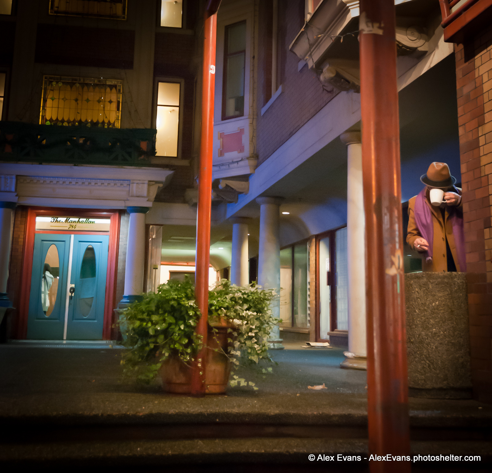 Manhattan Street Night