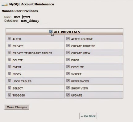 menambah user ke database Mengubungkan Username ke Database