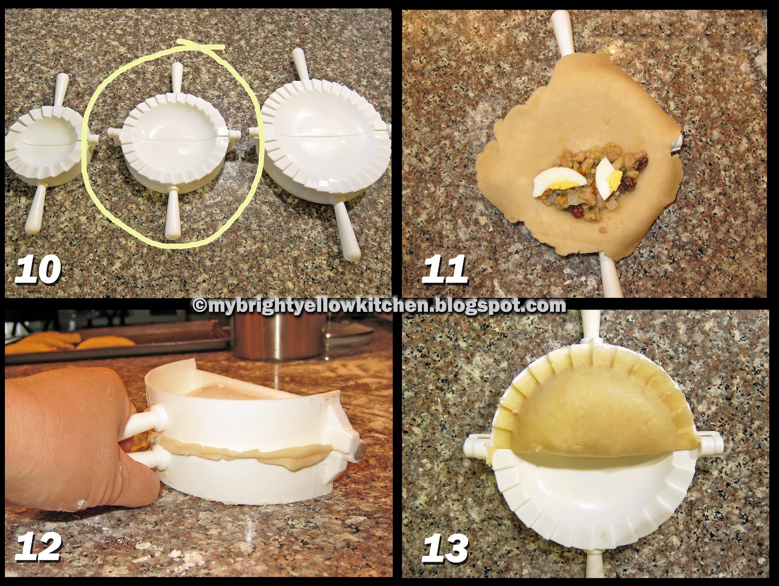 My Bright Yellow Kitchen filipino style chicken empanada *stepbystep guide*
