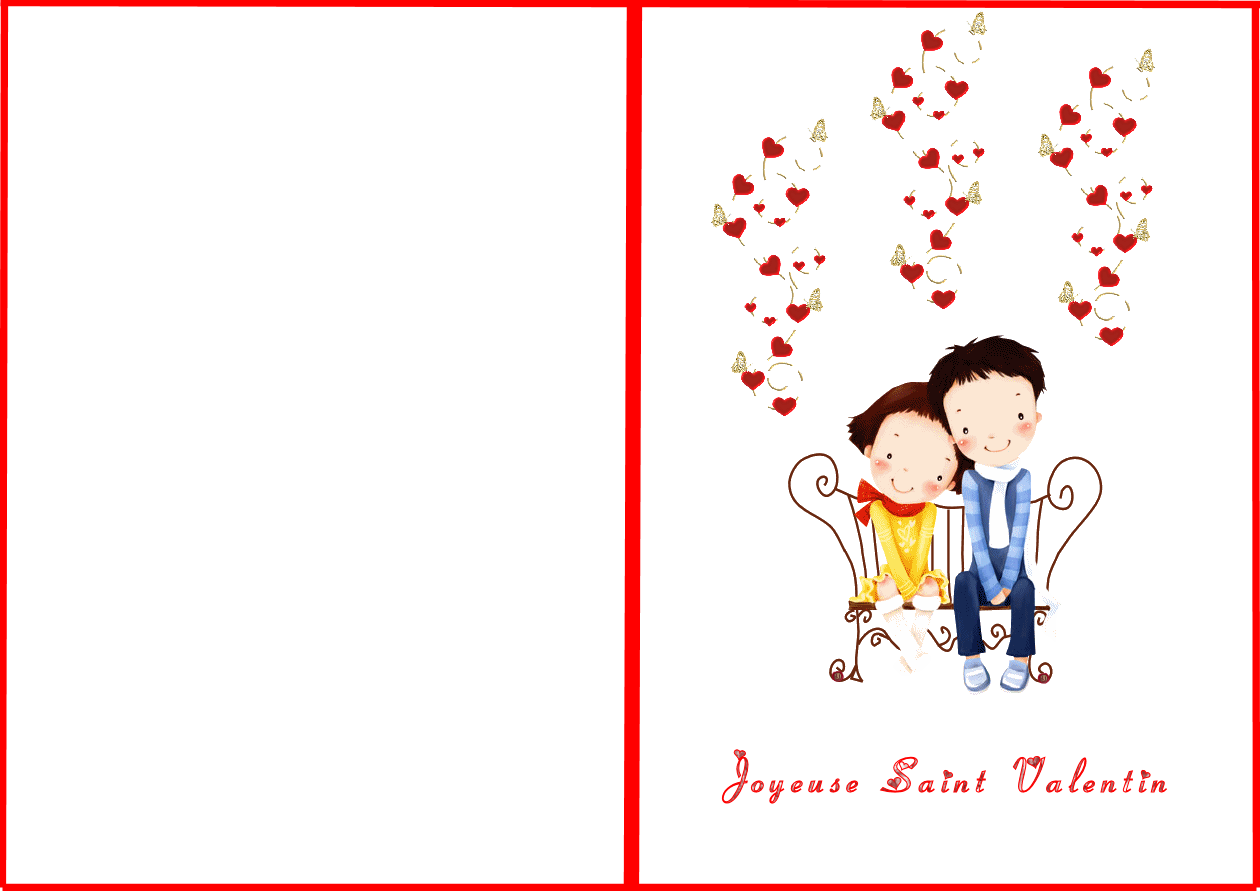 carte saint valentin