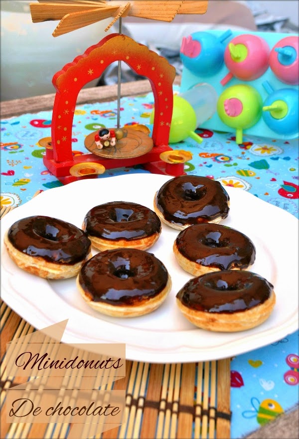 Mini Donuts De Chocolate

