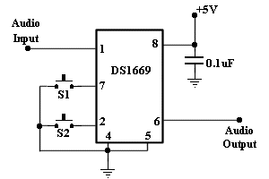 wiring diagram for car: DS1669 Digital Volume Control circuits