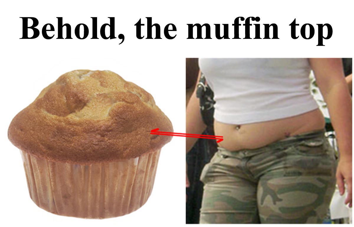 Muffin Top Girl Naked