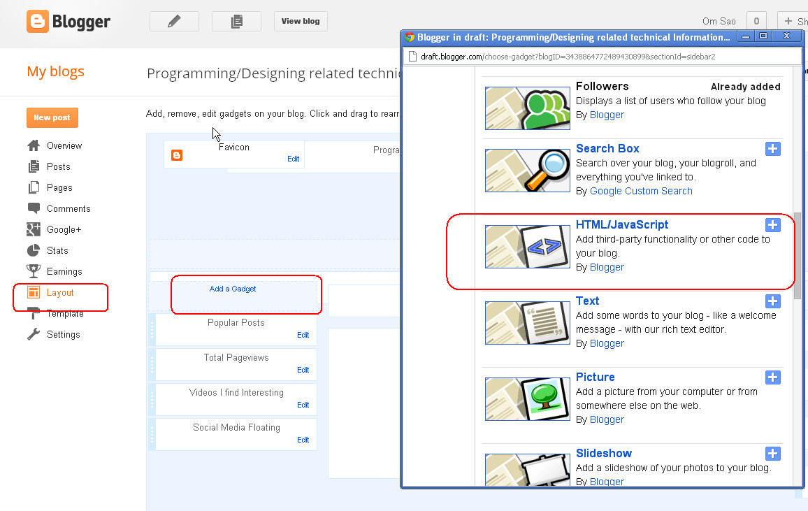 Programming/Designing related technical Informations Get Floating