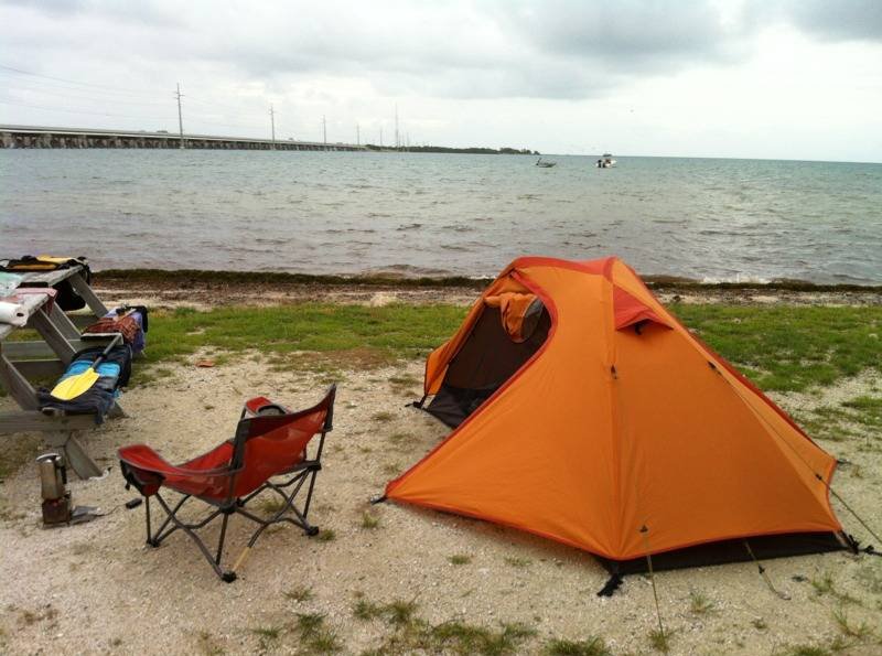 DreadEye Kayak Sailing the Florida Keys