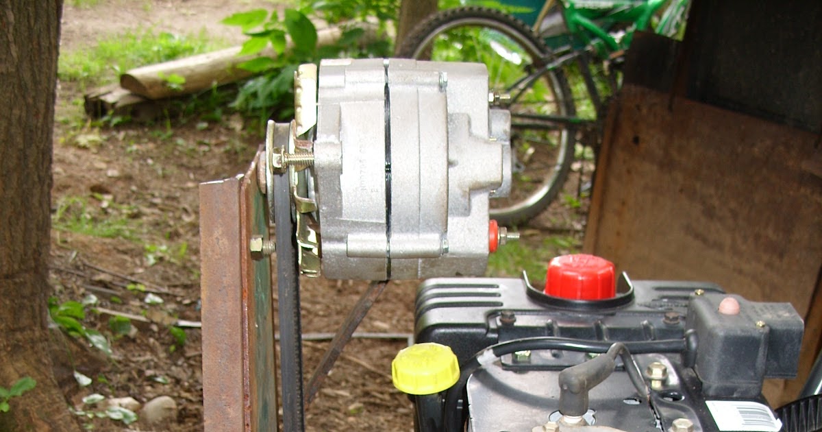 Forest House Farm: Homemade 12 Volt Generator