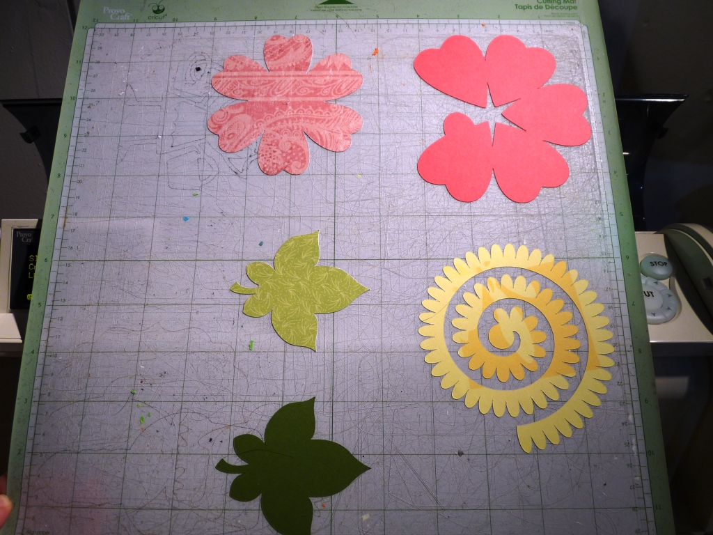 A Little Bit of Bling Cricut Flower Shoppe