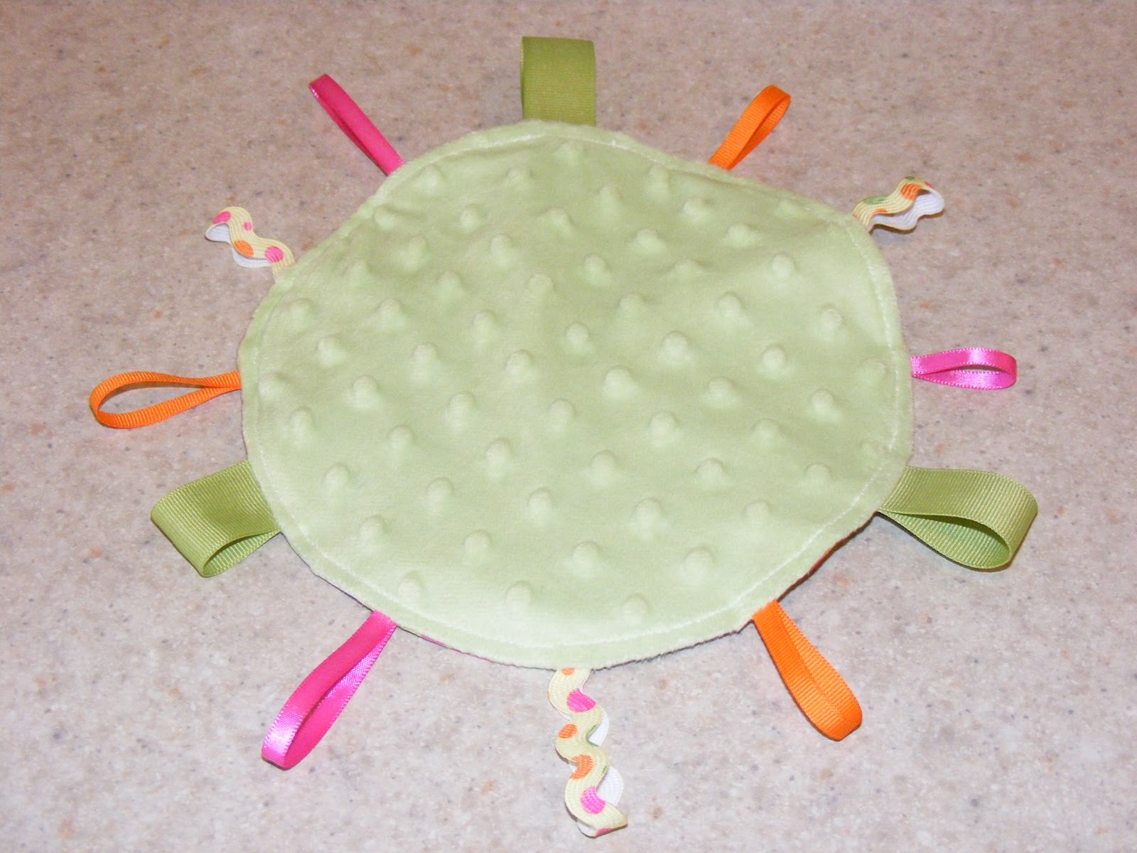 Simple Things, Sweet Life DIY Baby Crinkle/Taggie Toy Tutorial