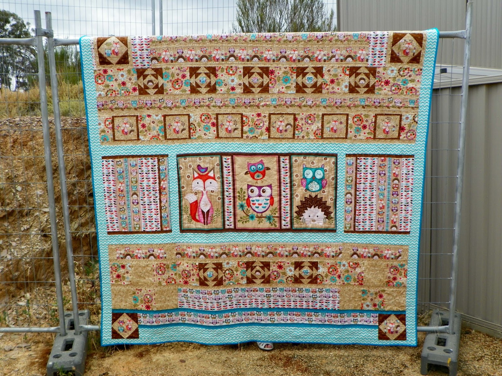 Bendigo Lioness Woodland Critters Quilt
