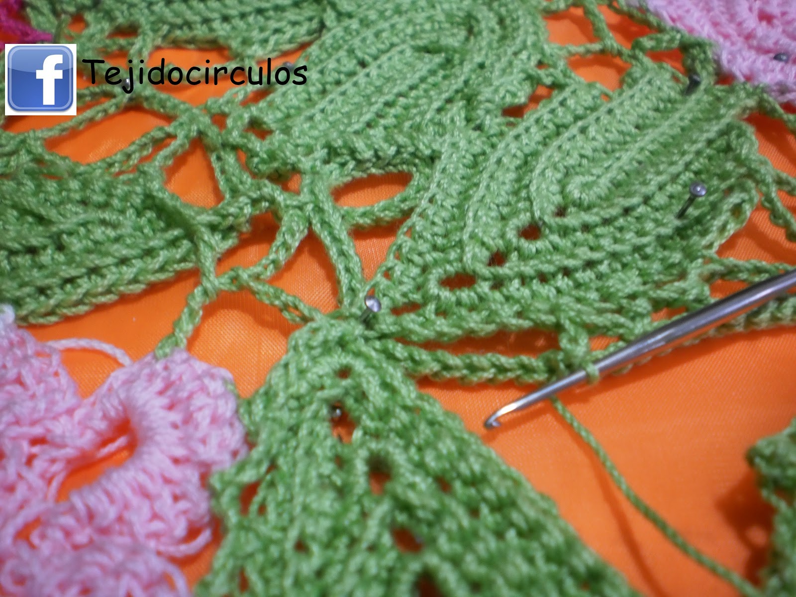 HOJAS TEJIDAS EN CROCHET Imagui