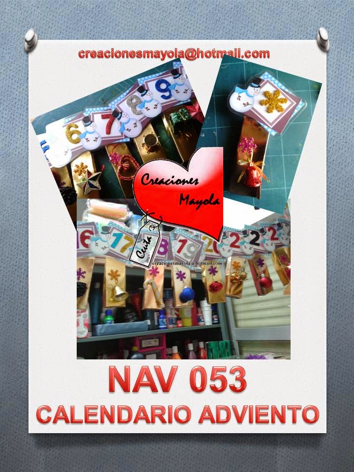 Creaciones Mayola NAVIDAD. CALENDARIO ADVIENTO.