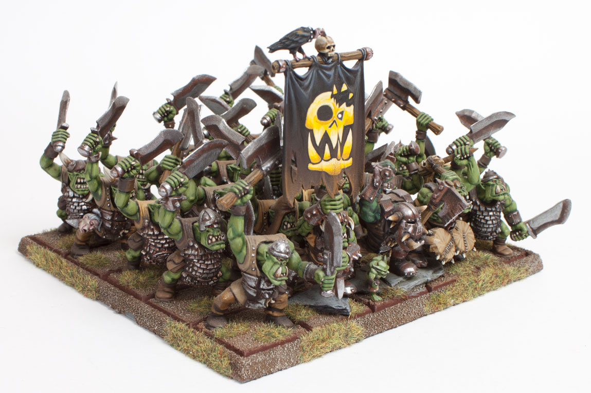 Showcase Orc Boyz Regiment Tale of Painters