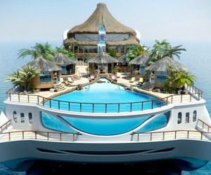 Tropical Island Paradise Yacht Nice Images
