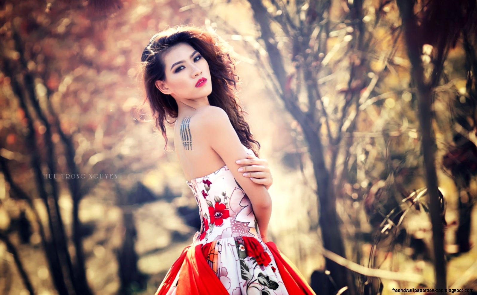 Lovely Model Bokeh Hd Wallpaper  Best Desktop Wallpapers