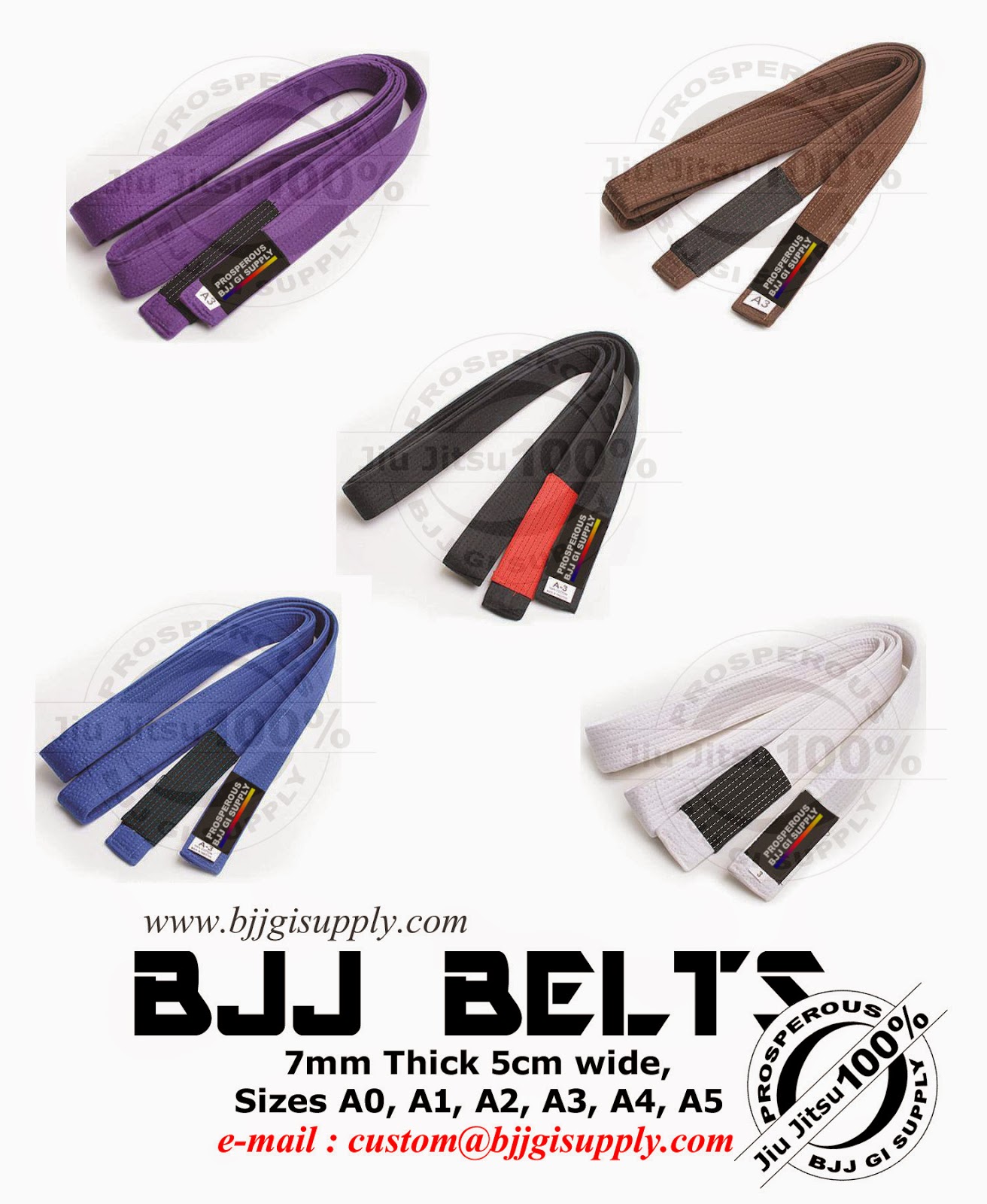 FIGHT GEAR and WEAR BJJ BELTS