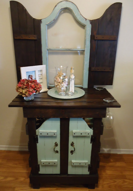 1924 French Window Table with Vintage Hardware - SOLD