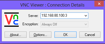 open vnc viewer connection