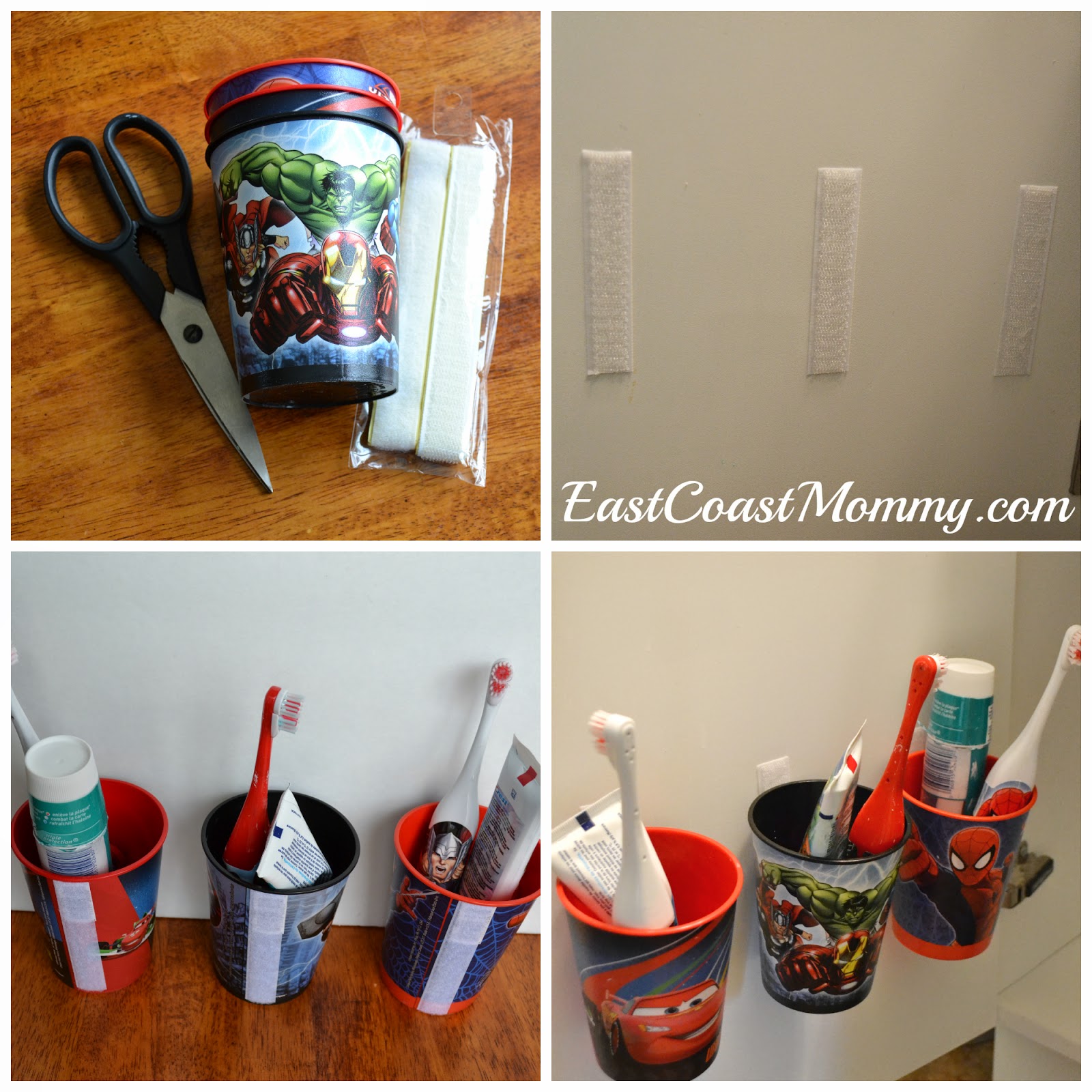 East Coast Mommy Easy Toothbrush Organization