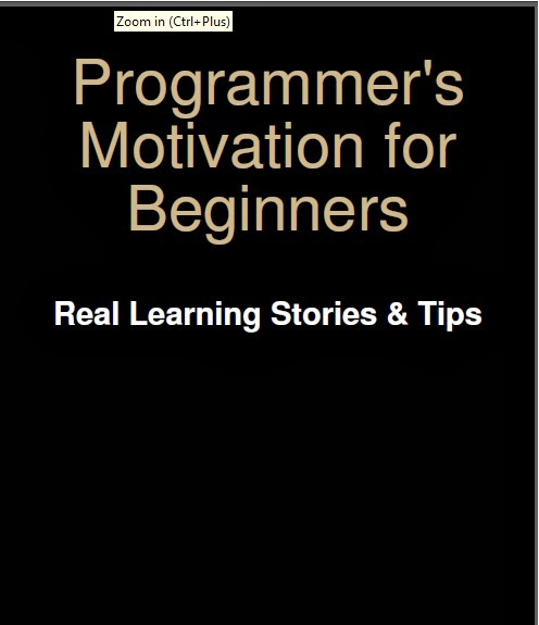 Free E-Book for Programmers