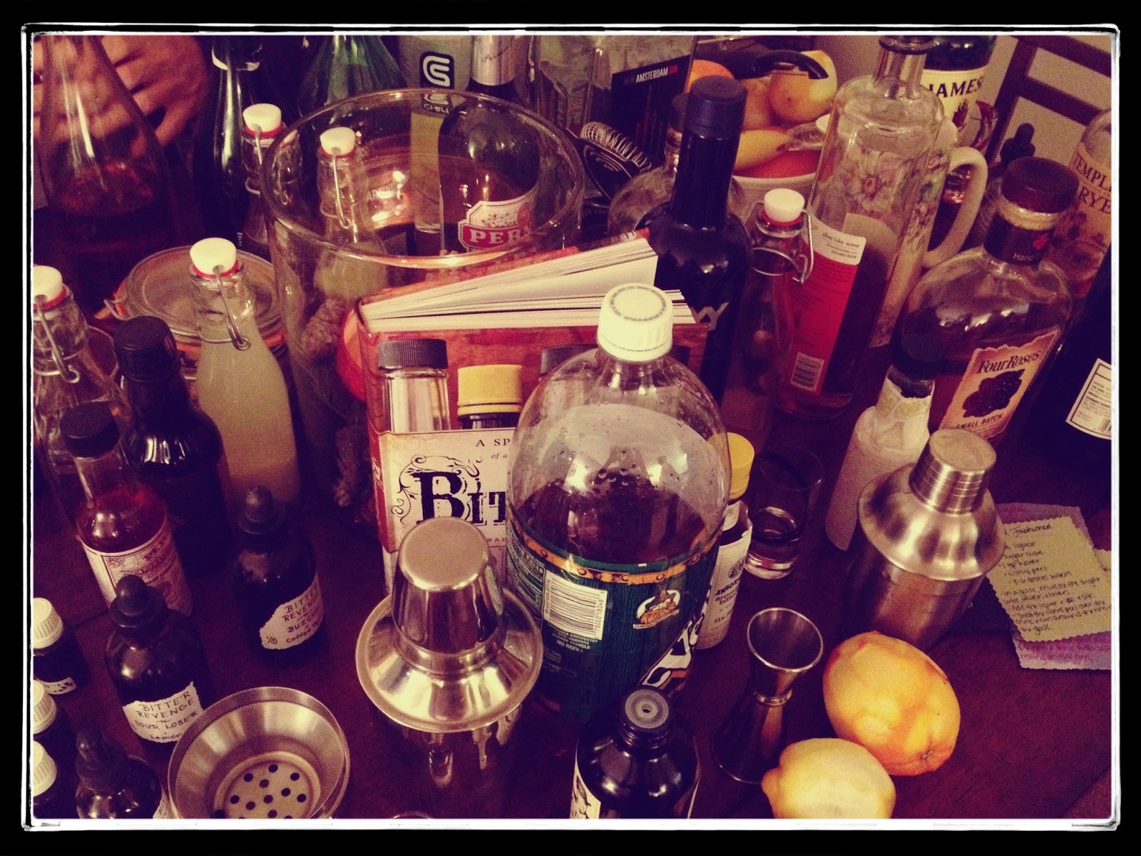 The Lush Chef A Bitters Cocktail Party