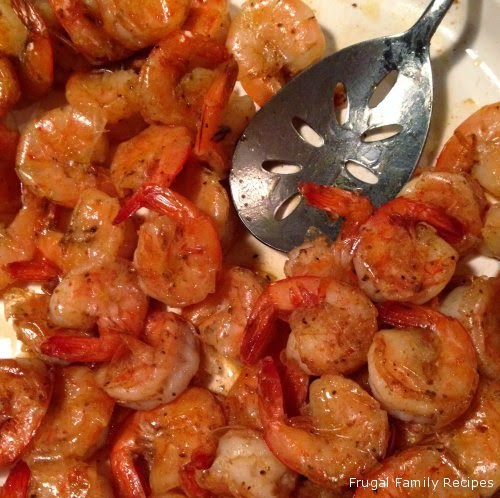 Easy Shrimp Scampi at Frugal Family Recipes