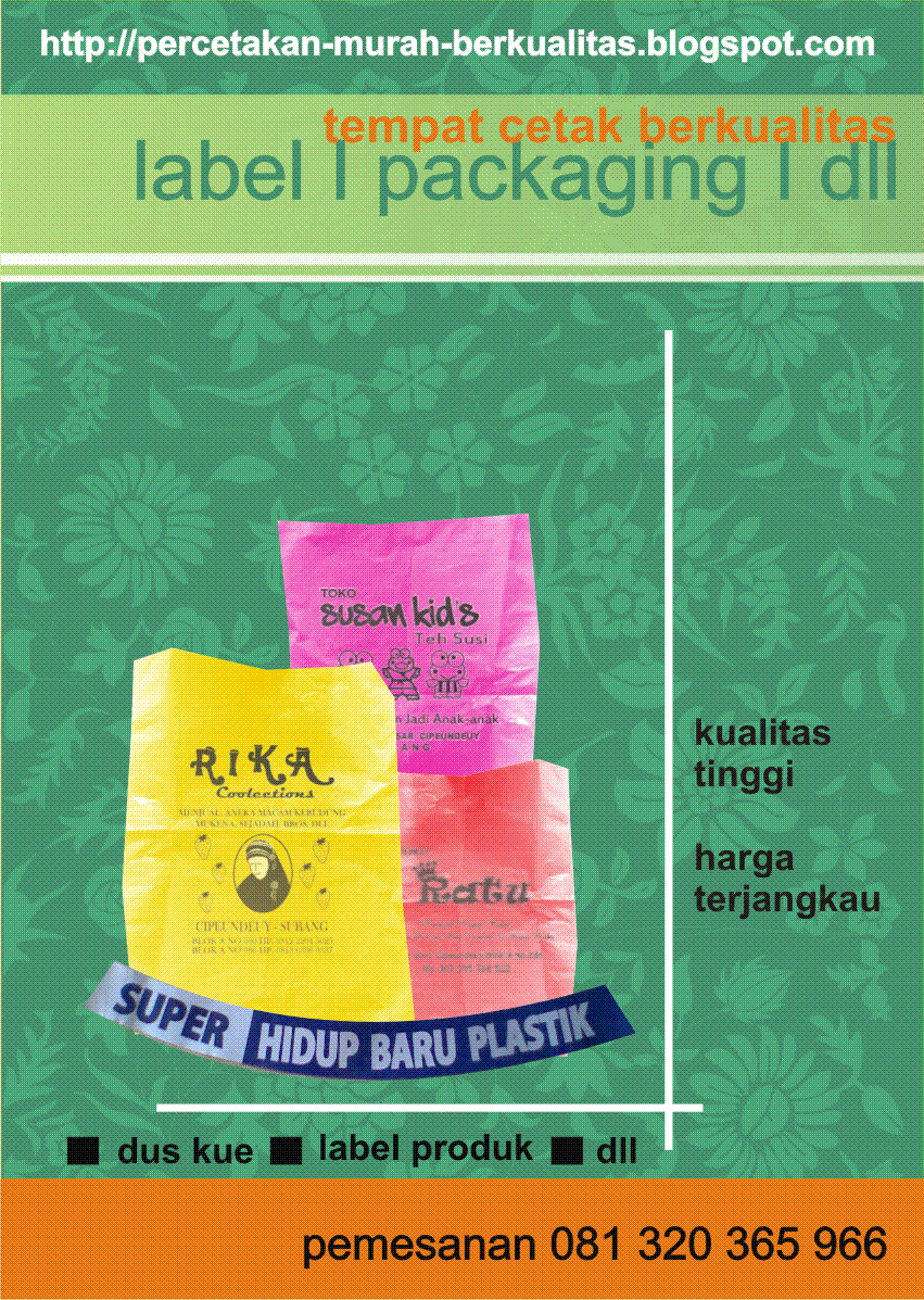 percetakan murah berkualitas di bandung brosur,id card