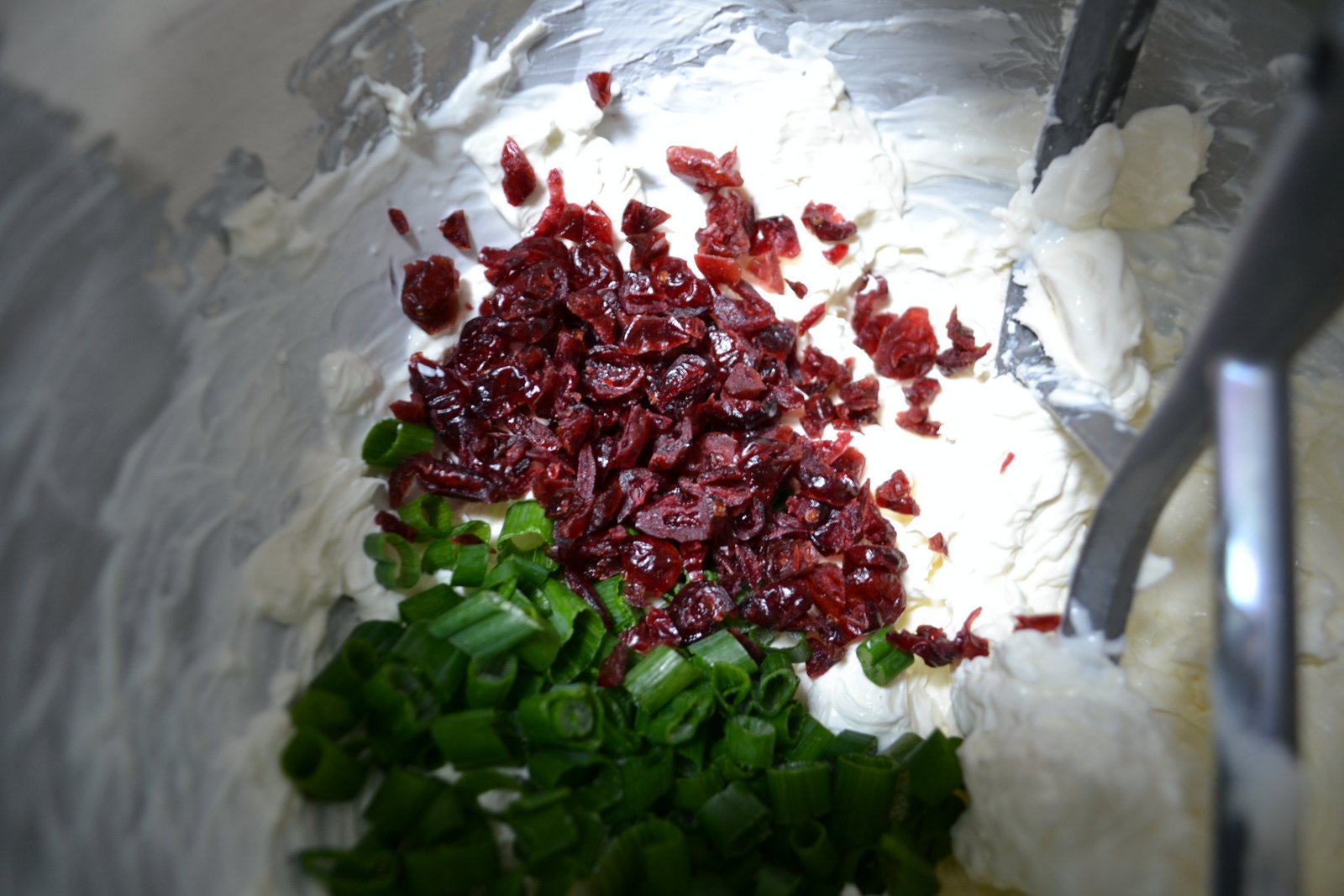 Hardly Housewives Cranberry Green Onion Dip