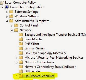How to use qos packet scheduler windows 7
