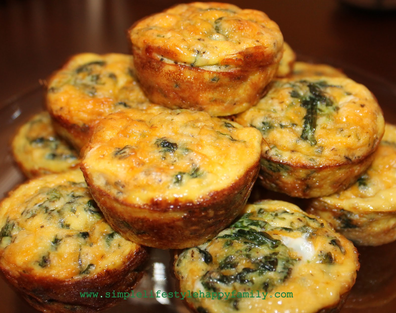 Love makes life beautiful Mini Spinach Frittatas