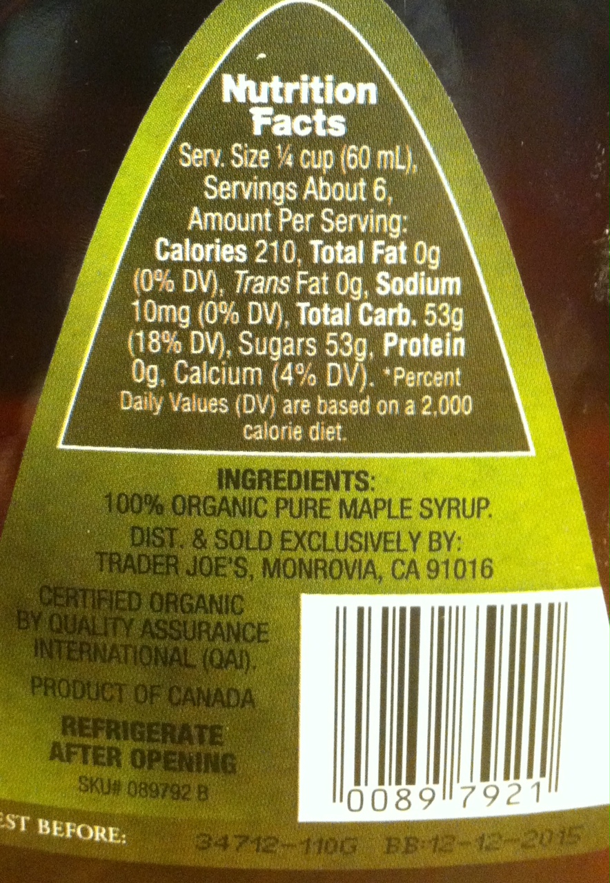 What's Good at Trader Joe's? Trader Joe's Organic Grade B Maple Syrup