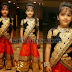 Small Girl in Red Half Saree