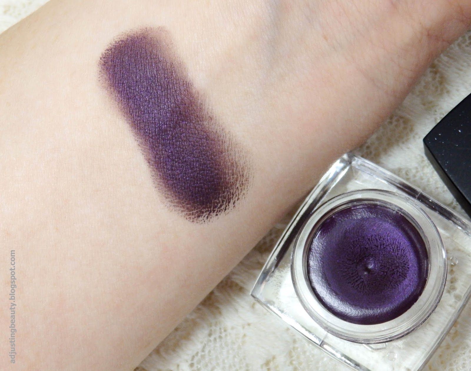 Review Elf Cream Eyeliner Plum Purple Adjusting Beauty