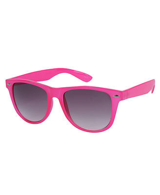 Neon Pink Wayfarers