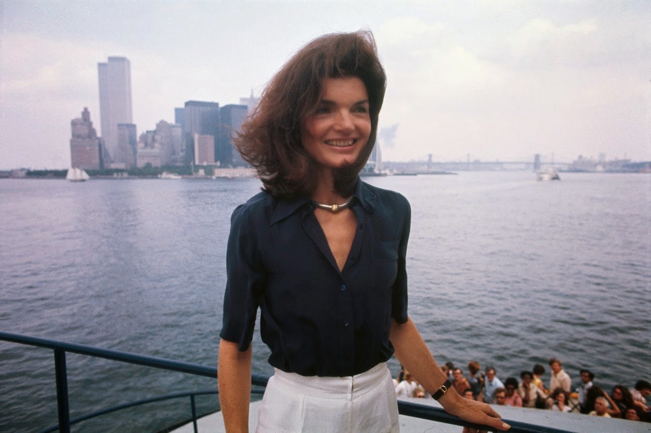 Beautiful Portraits of Jackie Kennedy Onassis in the 1970s vintage