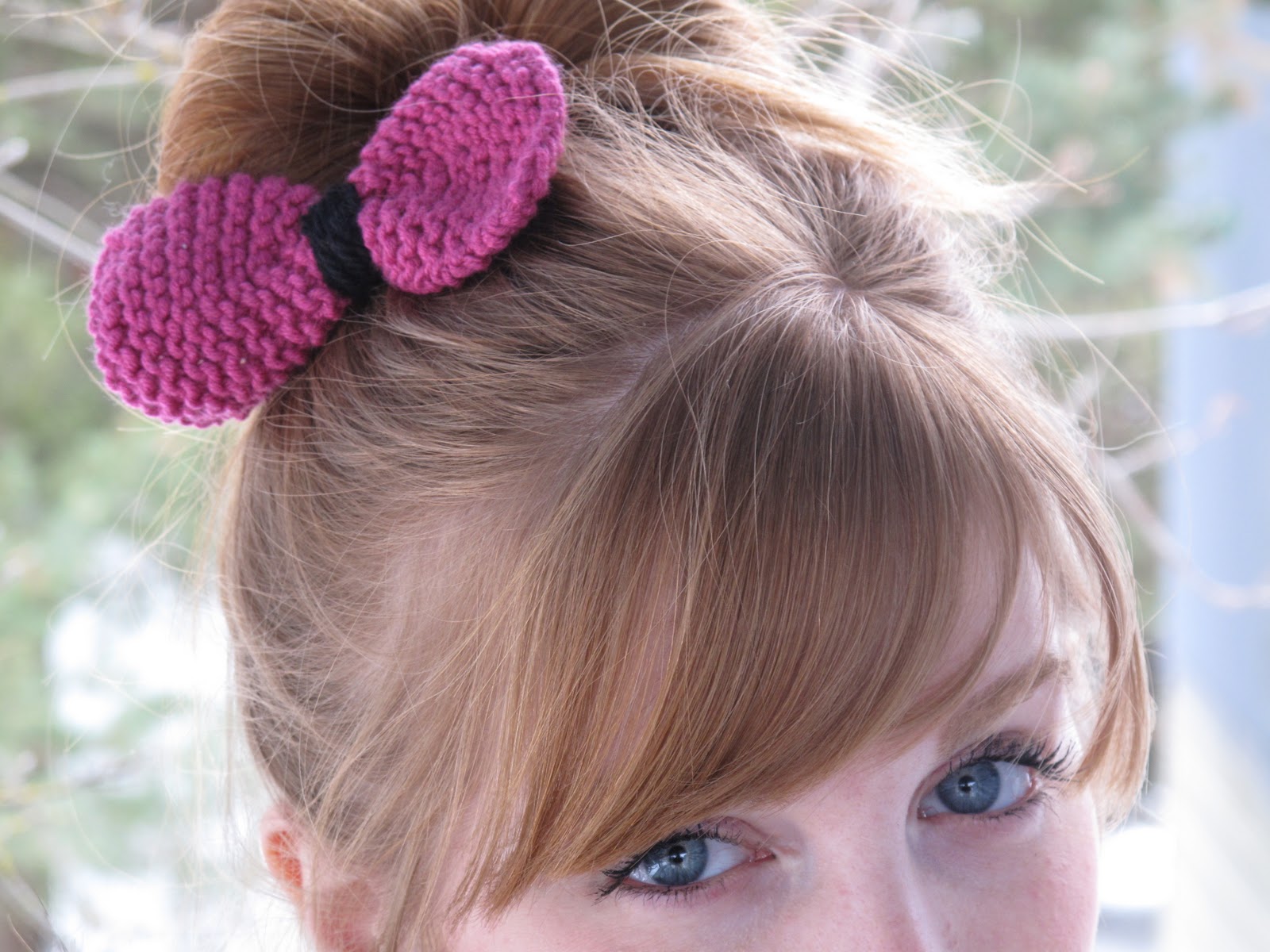 Knit Cookies Knits Knit bow tutorial